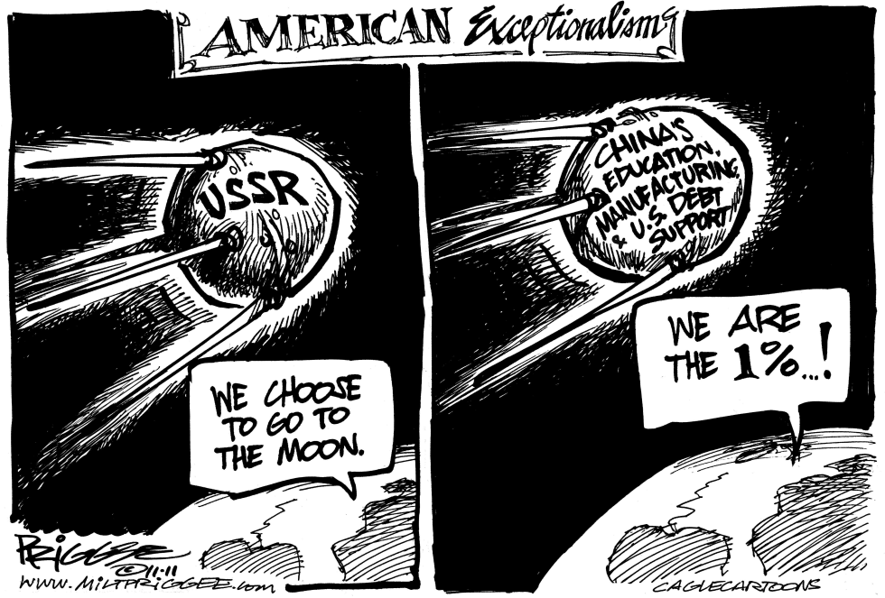  AMERICAN EXCEPTIONALISM by Milt Priggee