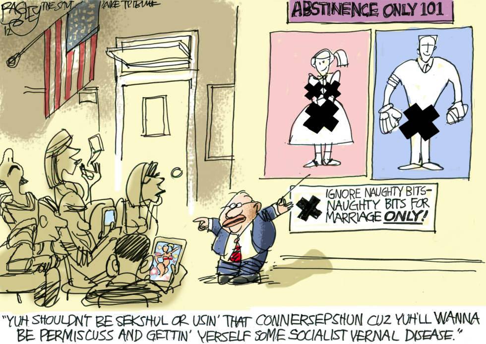  ABSTINENCE ONLY SEX ED by Pat Bagley