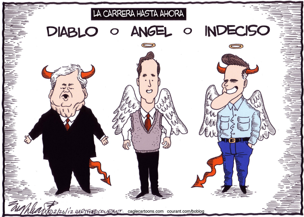  LA CARRERA DEL GOP HASTA AHORA by Bob Englehart