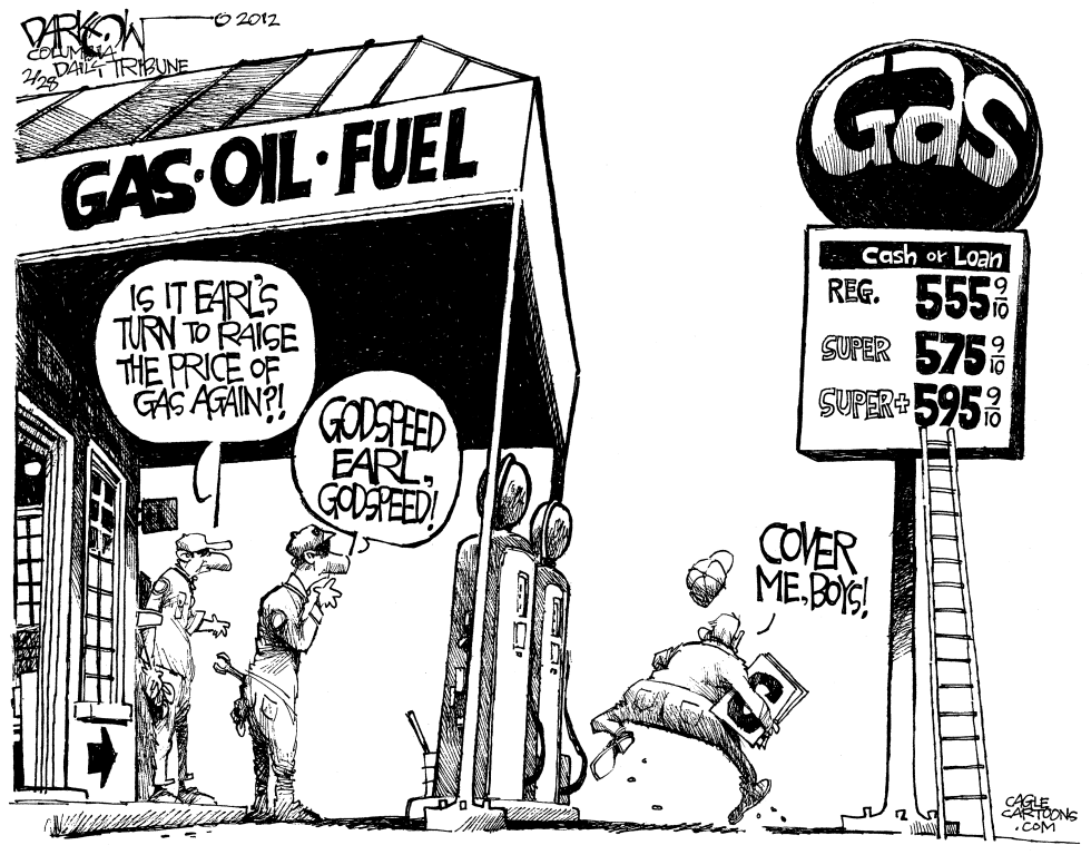  RISING PRICES AND TEMPERS by John Darkow