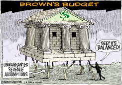 LOCAL-CA BROWNS BALANCED BUDGET  by Monte Wolverton