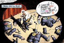 THE BLUESMAN  by Nate Beeler