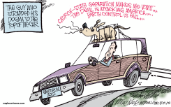 SANTORUM DOGMA  by Mike Keefe