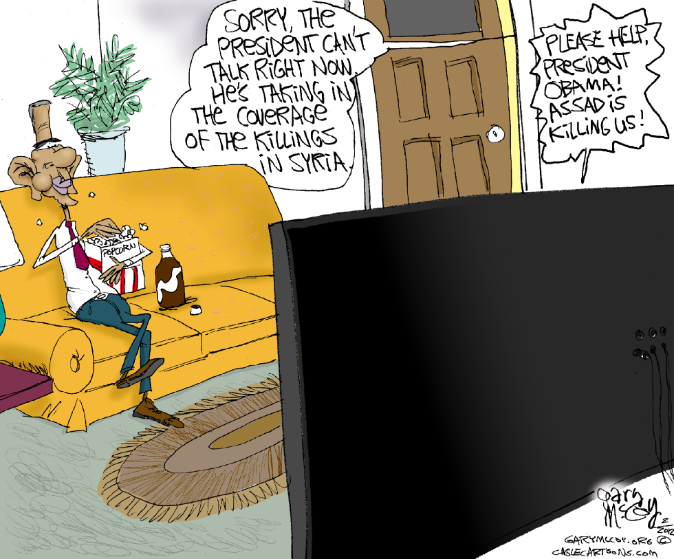 Obama Watches Syria COLOR