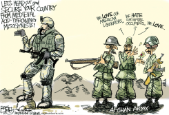 AFGHAN ARMY FAIL  by Pat Bagley