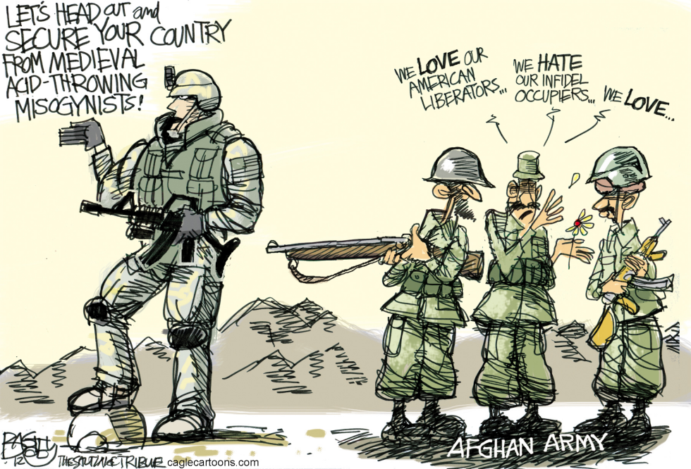  AFGHAN ARMY FAIL by Pat Bagley