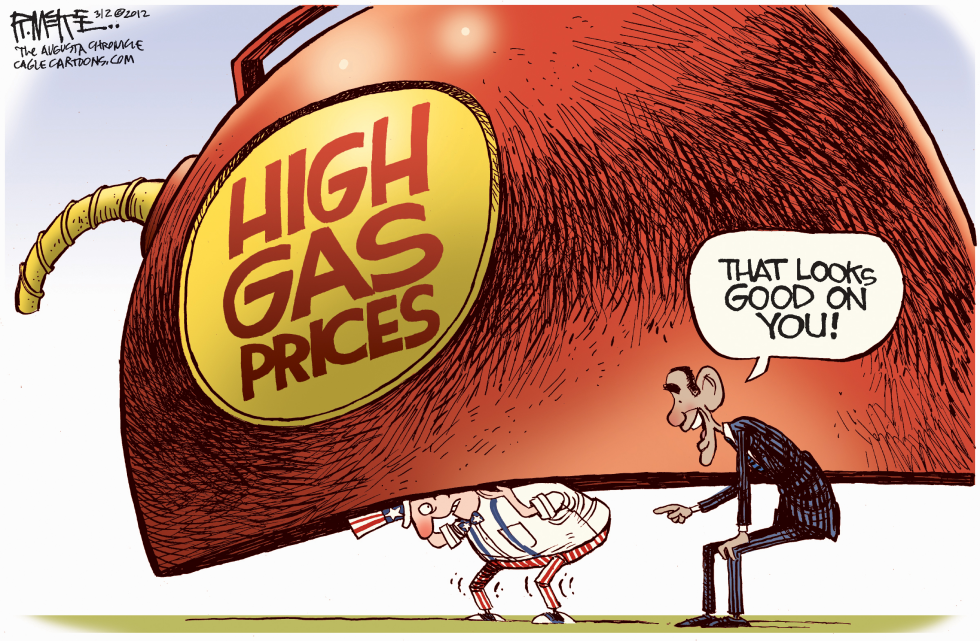 Obama and Gas Prices COLOR