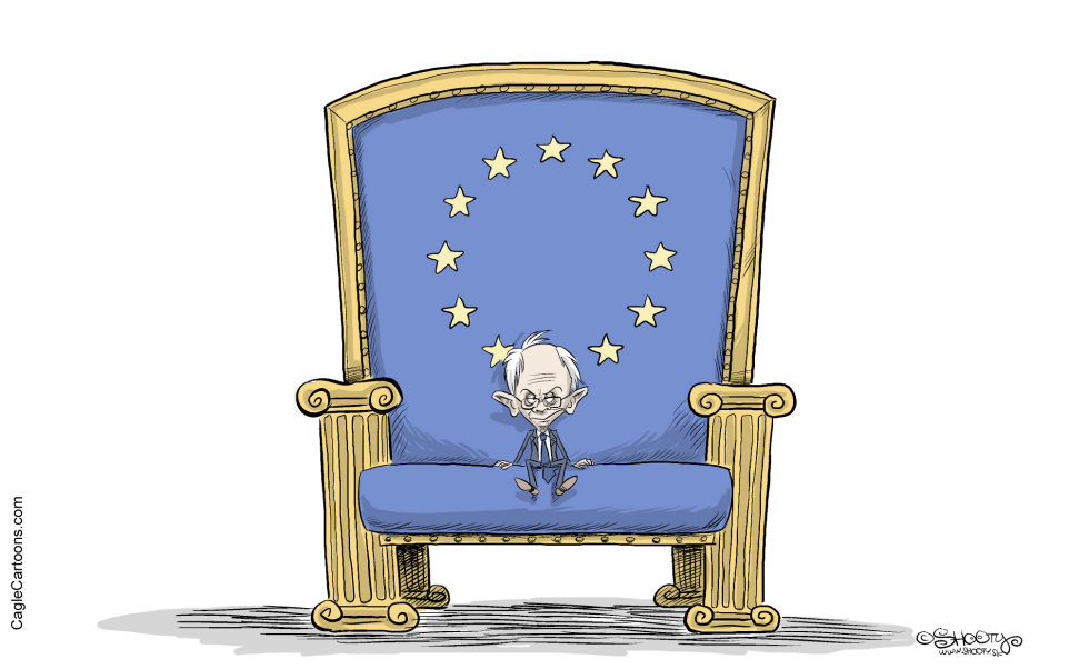  EU PRESIDENT HERMAN VAN ROMPUY by Martin Sutovec