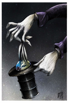 LA MAGIA DEL PETRóLEO /  by Angel Boligan