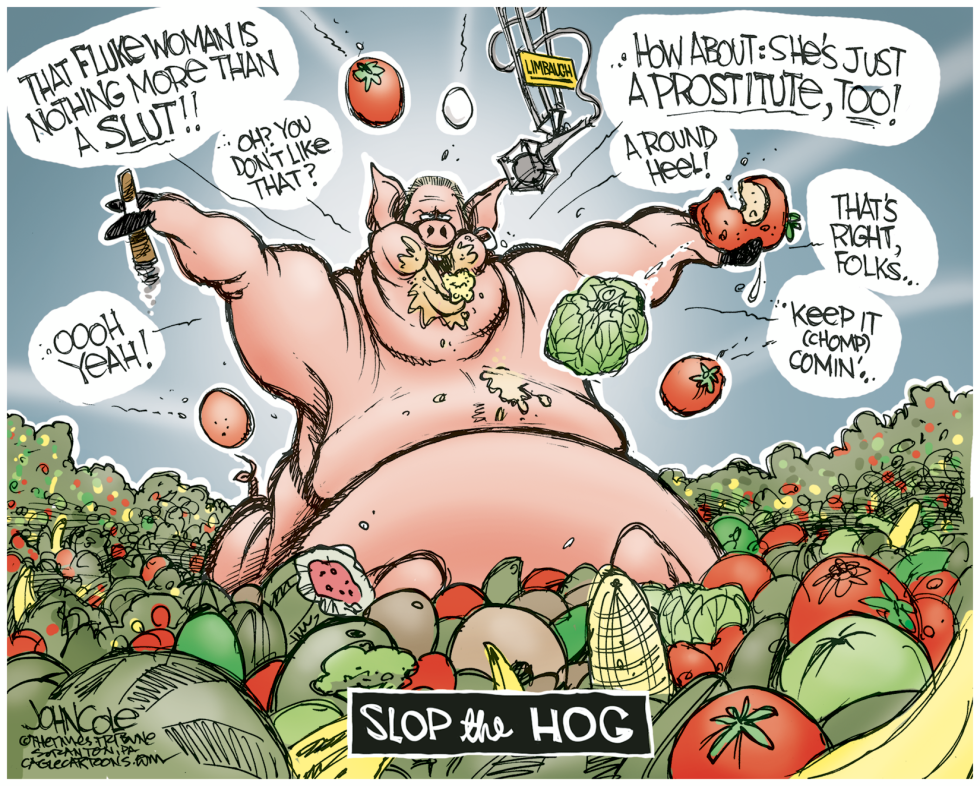 Slopping Limbaugh COLOR