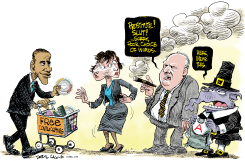 RUSH LIMBAUGH POOR CHOICE OF WORDS  by Daryl Cagle