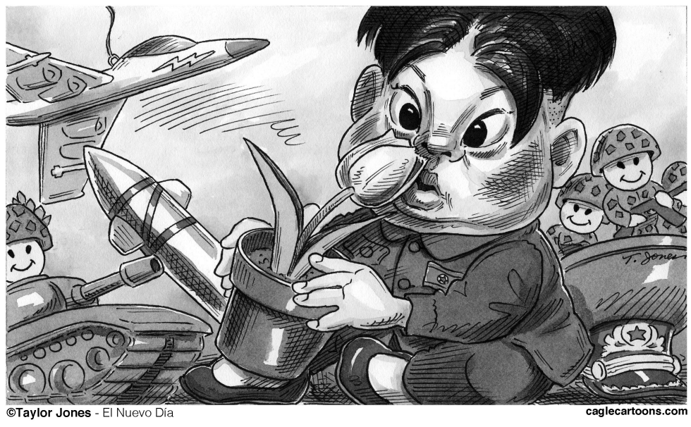 Kim Jong-un playtime