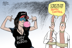 SNOOKI PREGNANT by Rob Tornoe