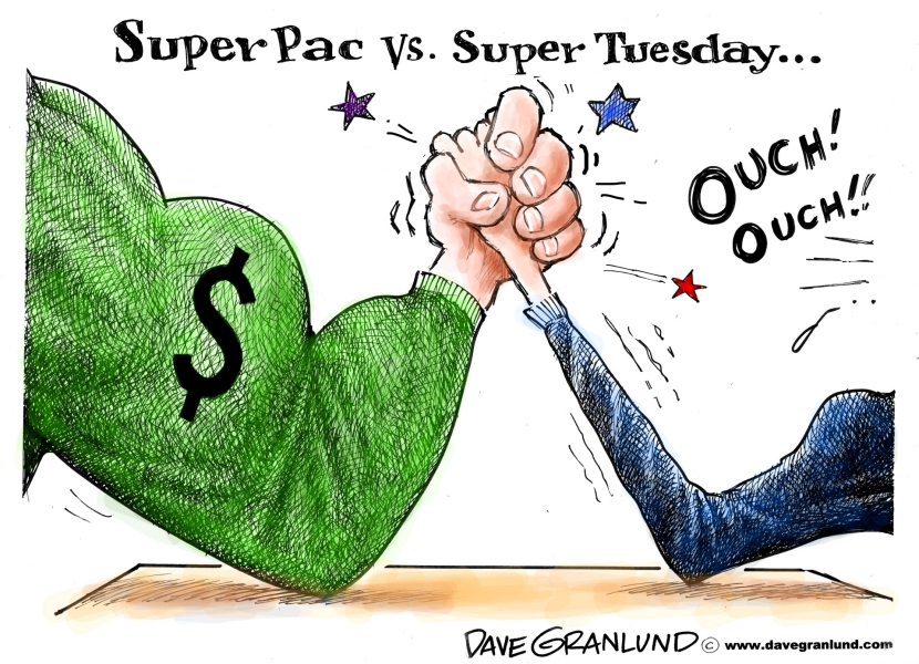 Super Pac vs Super Tuesday