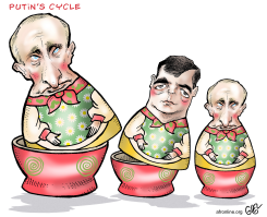 PUTINS CYCLE by Damien Glez