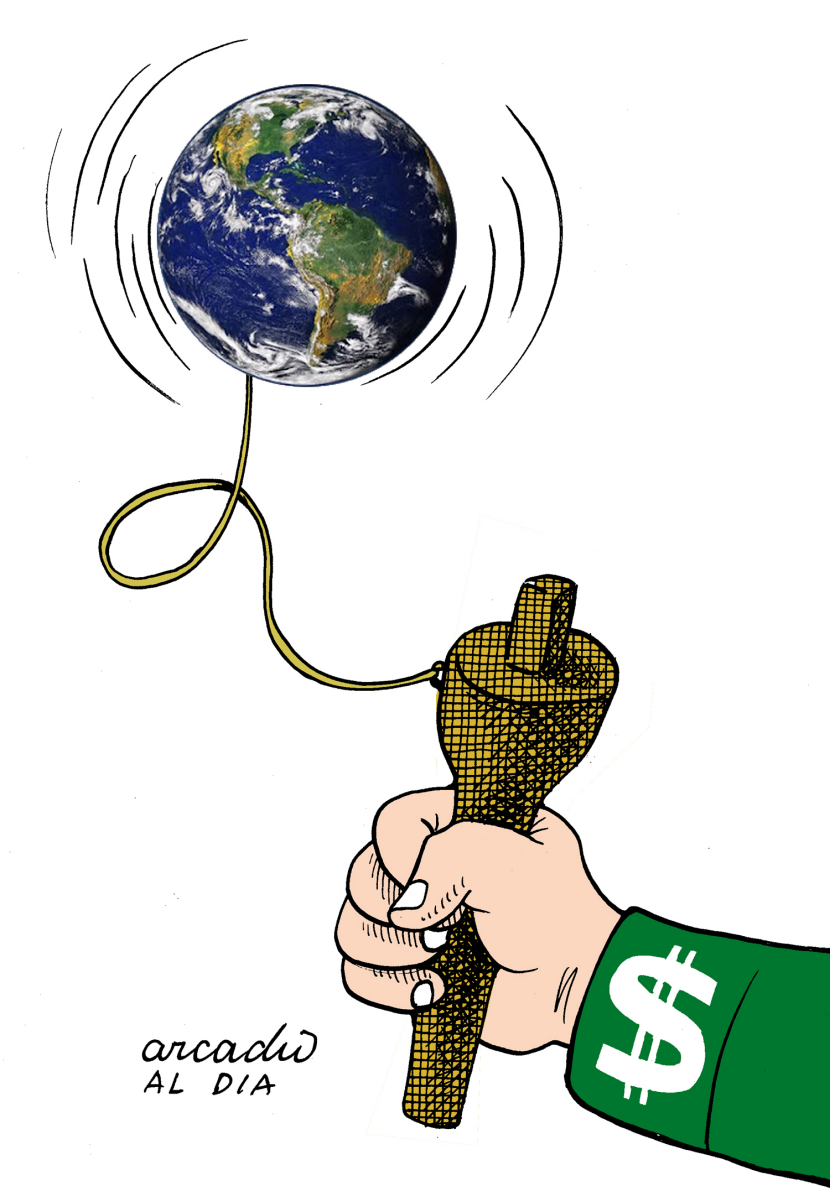 Dólar poder del mundo COLOR