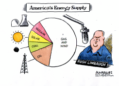RUSH LIMBAUGH by Jimmy Margulies