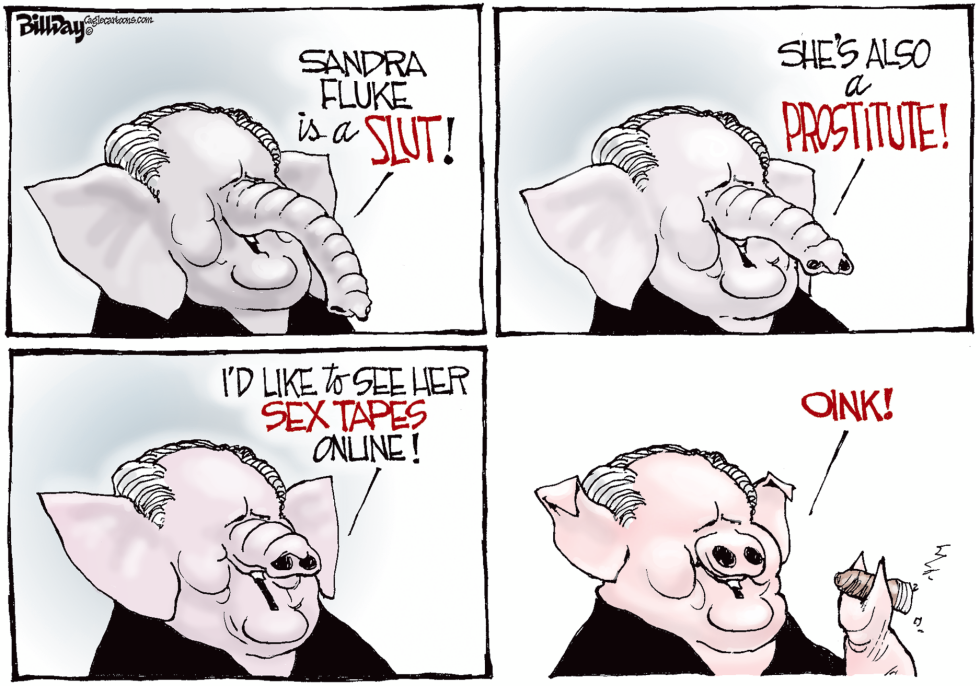  RUSH LIMBAUGH  by Bill Day