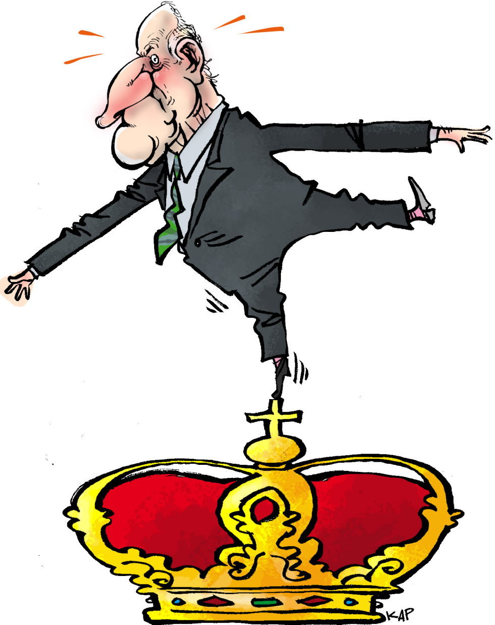 Peligro de la corona