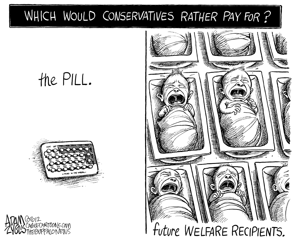  CONTRACEPTION DEBATE by Adam Zyglis