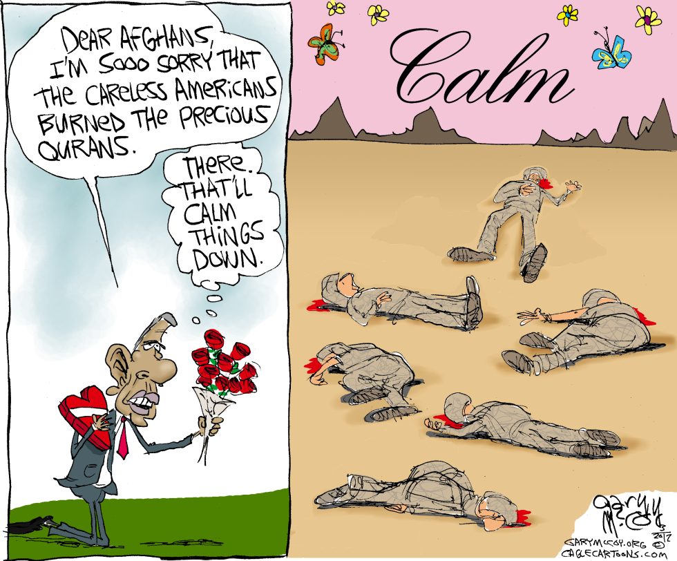  OBAMAS APOLOGY BRINGS CALM by Gary McCoy