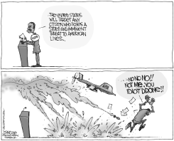 HOLDER ON KILLING US CITIZENS BW by John Cole
