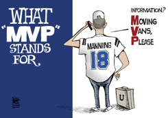PEYTON MANNING,  by Randy Bish