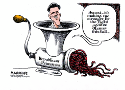 ROMNEY AND THE PRIMARIES  by Jimmy Margulies