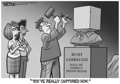 RUSH LIMBAUGH BLOCKHEAD by R.J. Matson