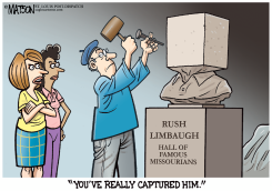 RUSH LIMBAUGH BLOCKHEAD by R.J. Matson