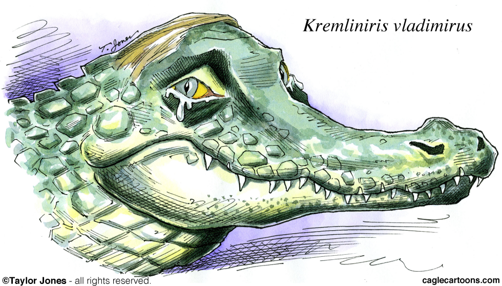  PUTIN - TEARS OF A CROC  by Taylor Jones