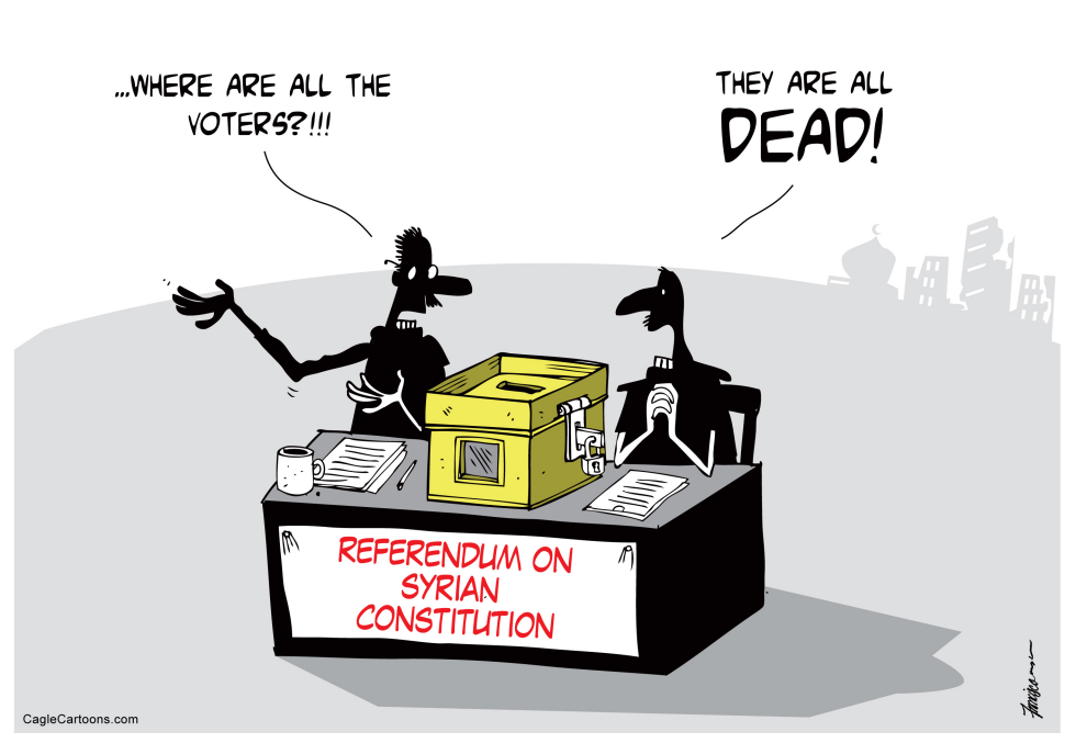  SYRIAN REFERENDUM by Manny Francisco