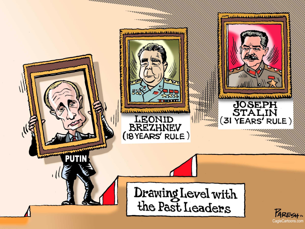 Putin and past leaders