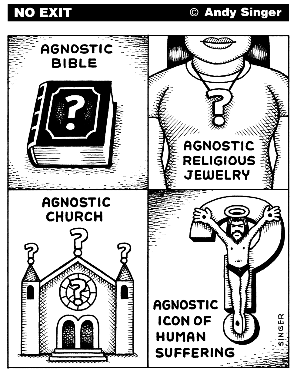  AGNOSTIC BIBLE by Andy Singer