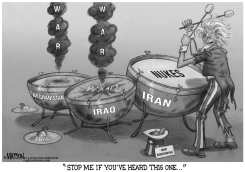BEATING THE DRUMS OF WAR WITH IRAN by R.J. Matson