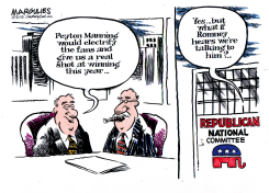 PEYTON MANNING FREE AGENT by Jimmy Margulies