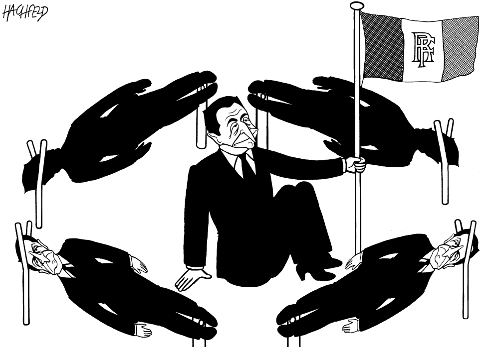 Sarko protects the borders