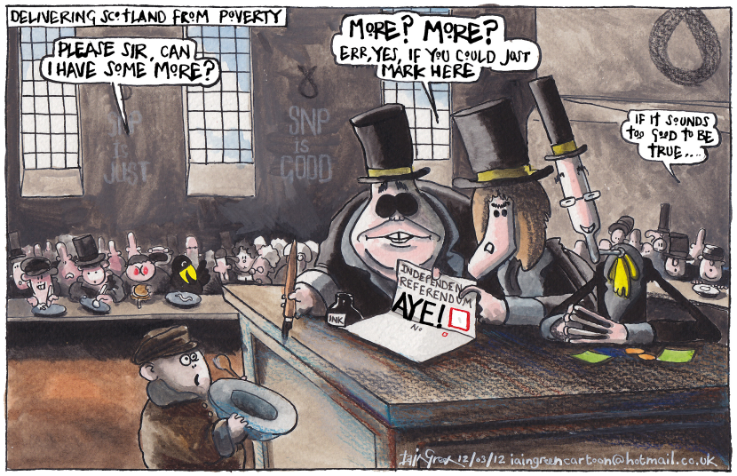 SCOTTISH REFERENDUM BAIT