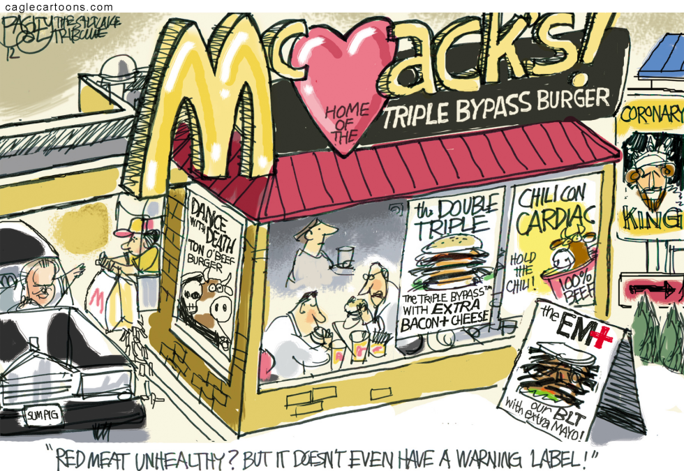  BEEF WITH RED MEAT by Pat Bagley