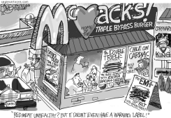 BEEF WITH RED MEAT by Pat Bagley