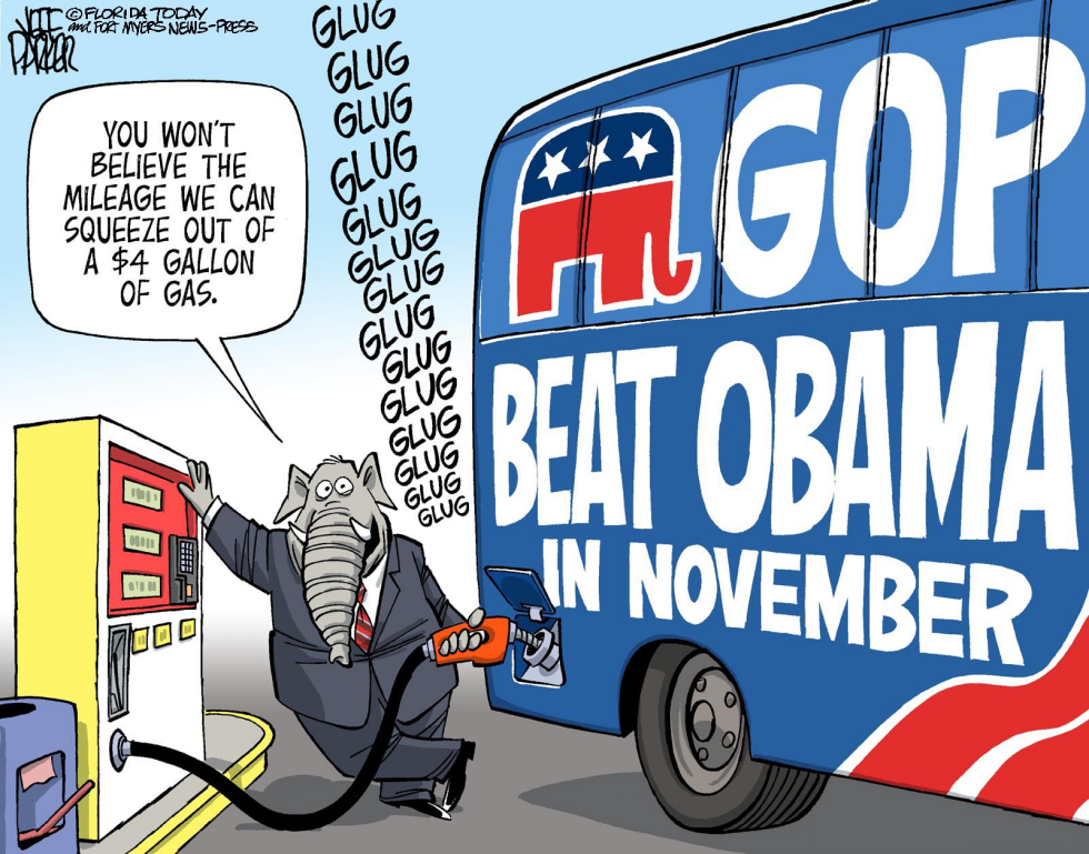  GOP GAS PRICE MILEAGE by Jeff Parker