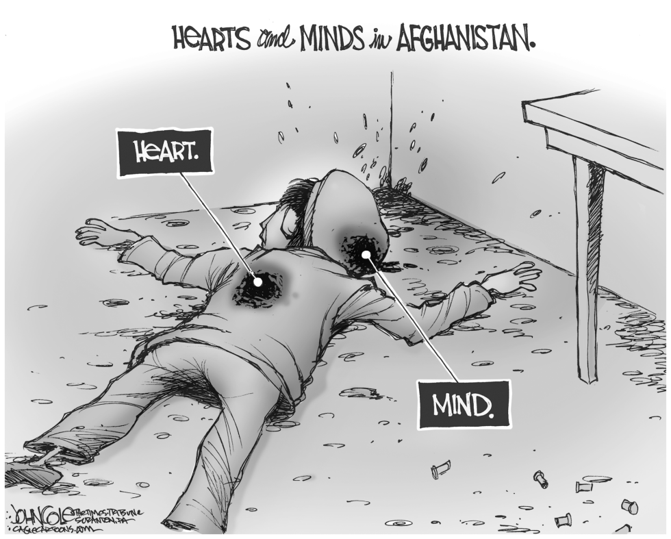Afghan hearts and minds BW