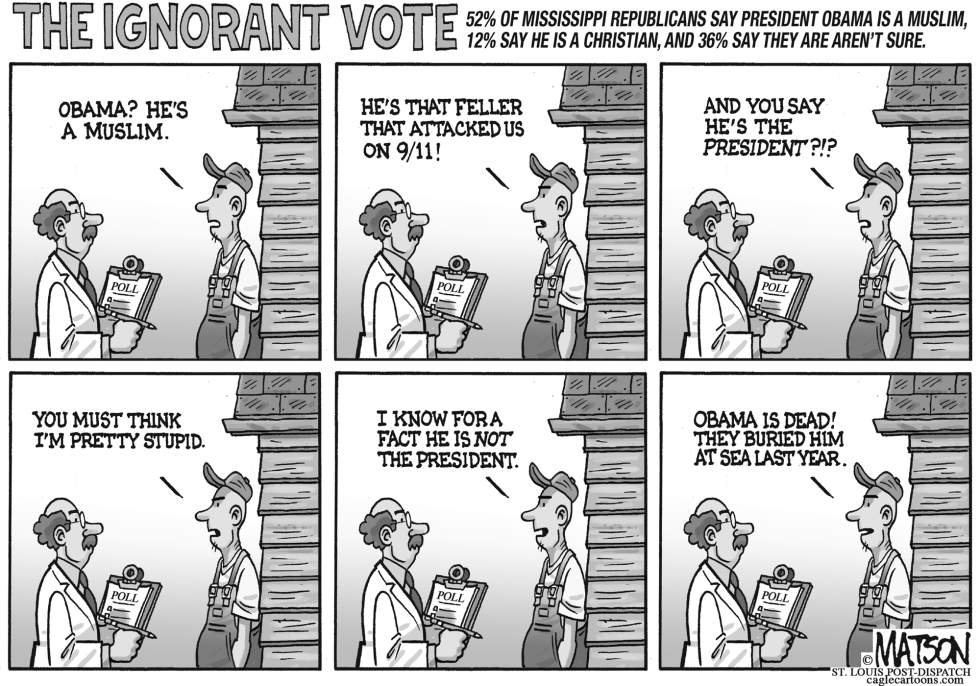 Mississippi Republicans Don't Know Obama is a Christian
