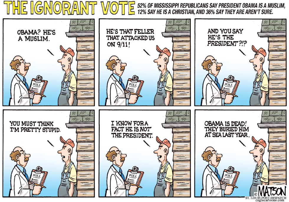 Mississippi Republicans Don't Know Obama is a Christian-COLOR