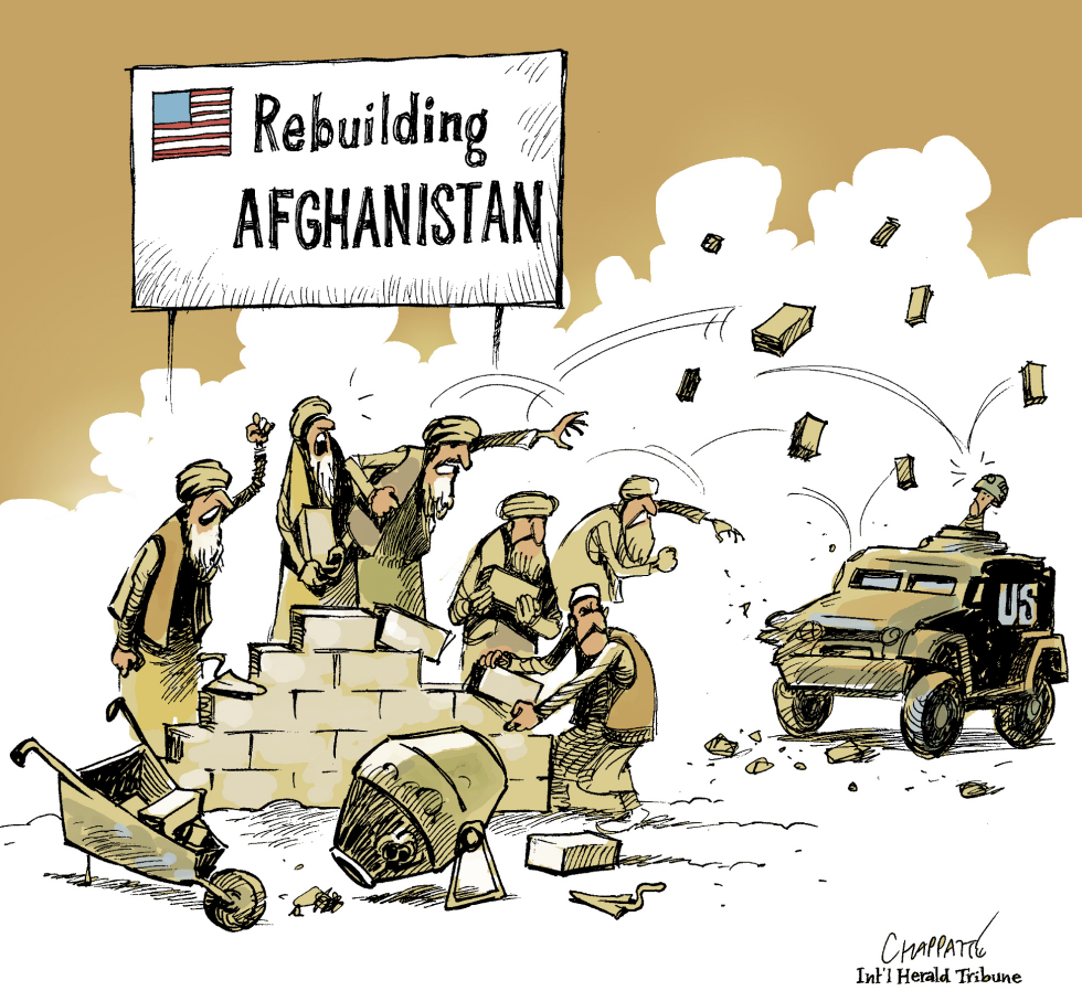  HOSTILITY IS GROWING IN AFGHANISTAN by Patrick Chappatte