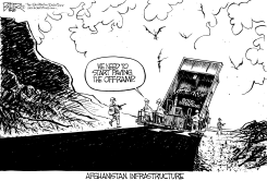 AFGHANISTAN OFF-RAMP by Nate Beeler