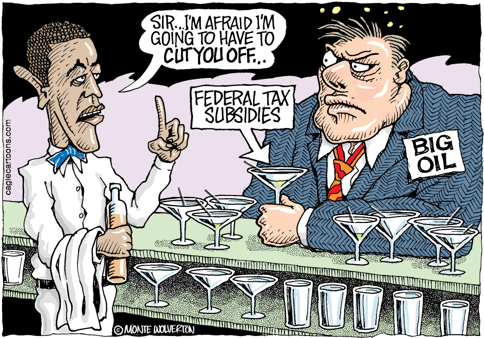 Obama Cutting Big Oil Subsidies COLOR