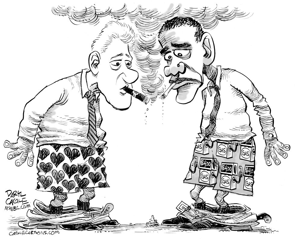 Clinton and Obama Boxers