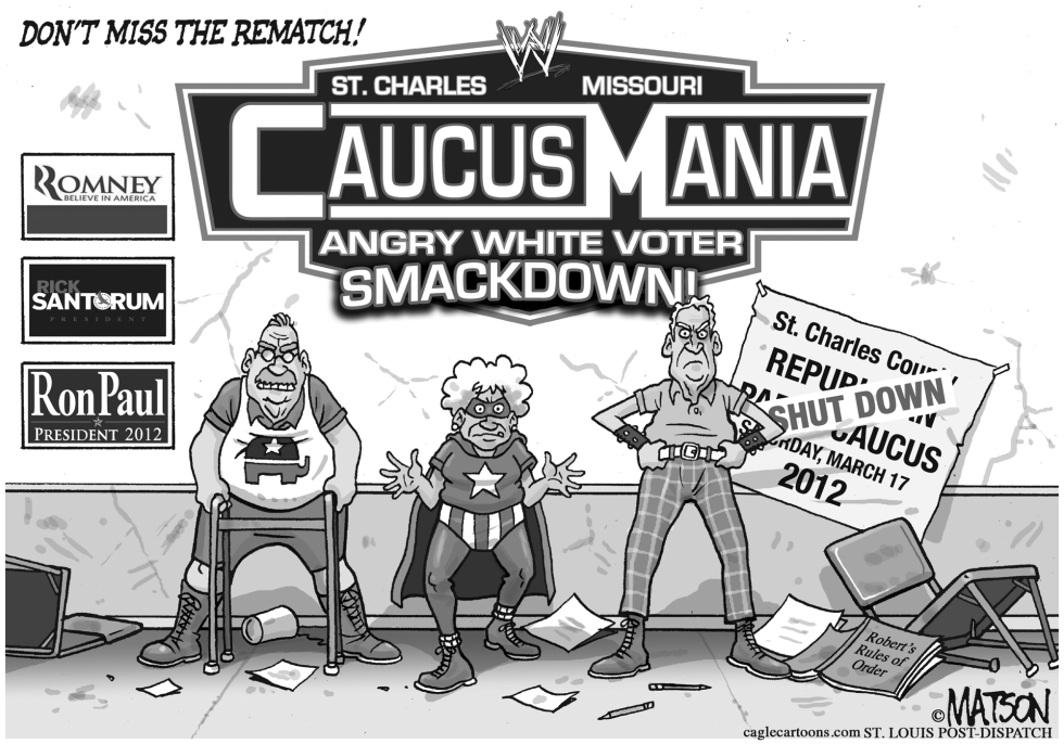Local MO-Raucus Caucus in St Charles, MO, Shut Down By Police