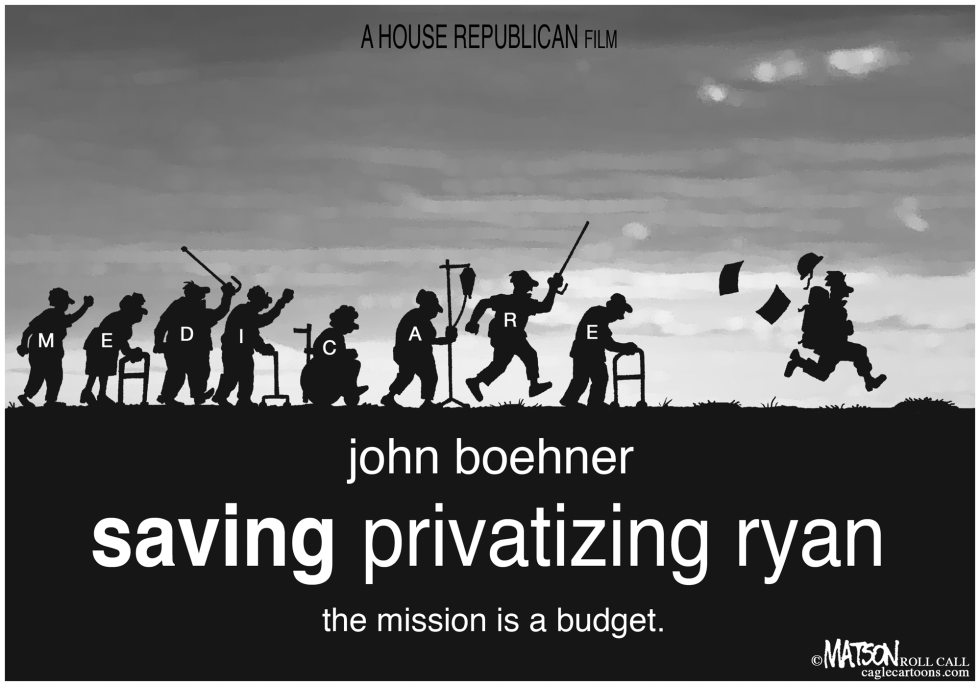  SENIORS ATTACK MEDICARE PRIVATIZING RYAN BUDGET by RJ Matson